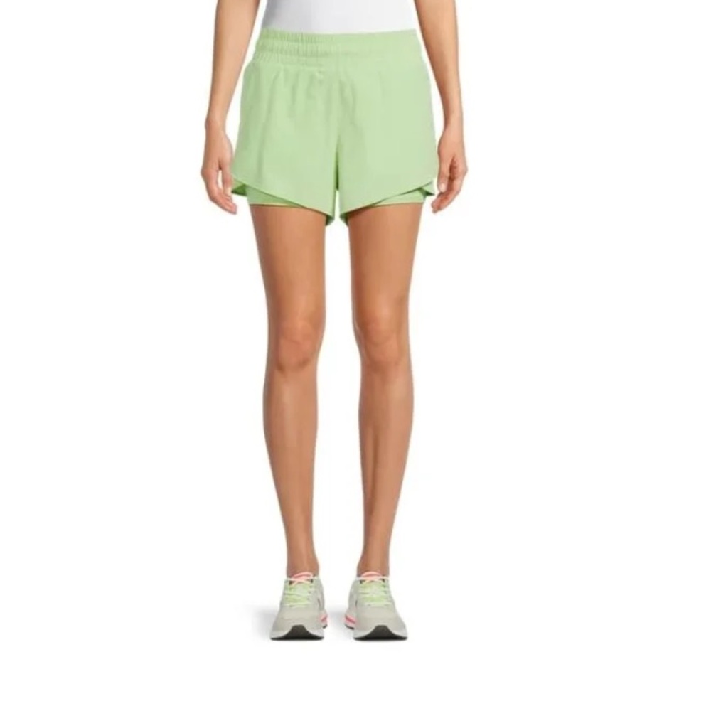 Women's Running Shorts with Bike Liner- Mojito Mint, 3x